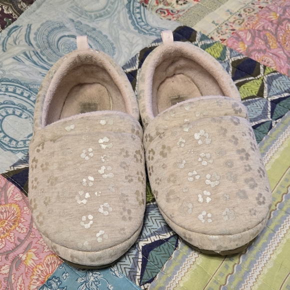 Girls Leopard Slipper Shoes - Picture 2 of 5